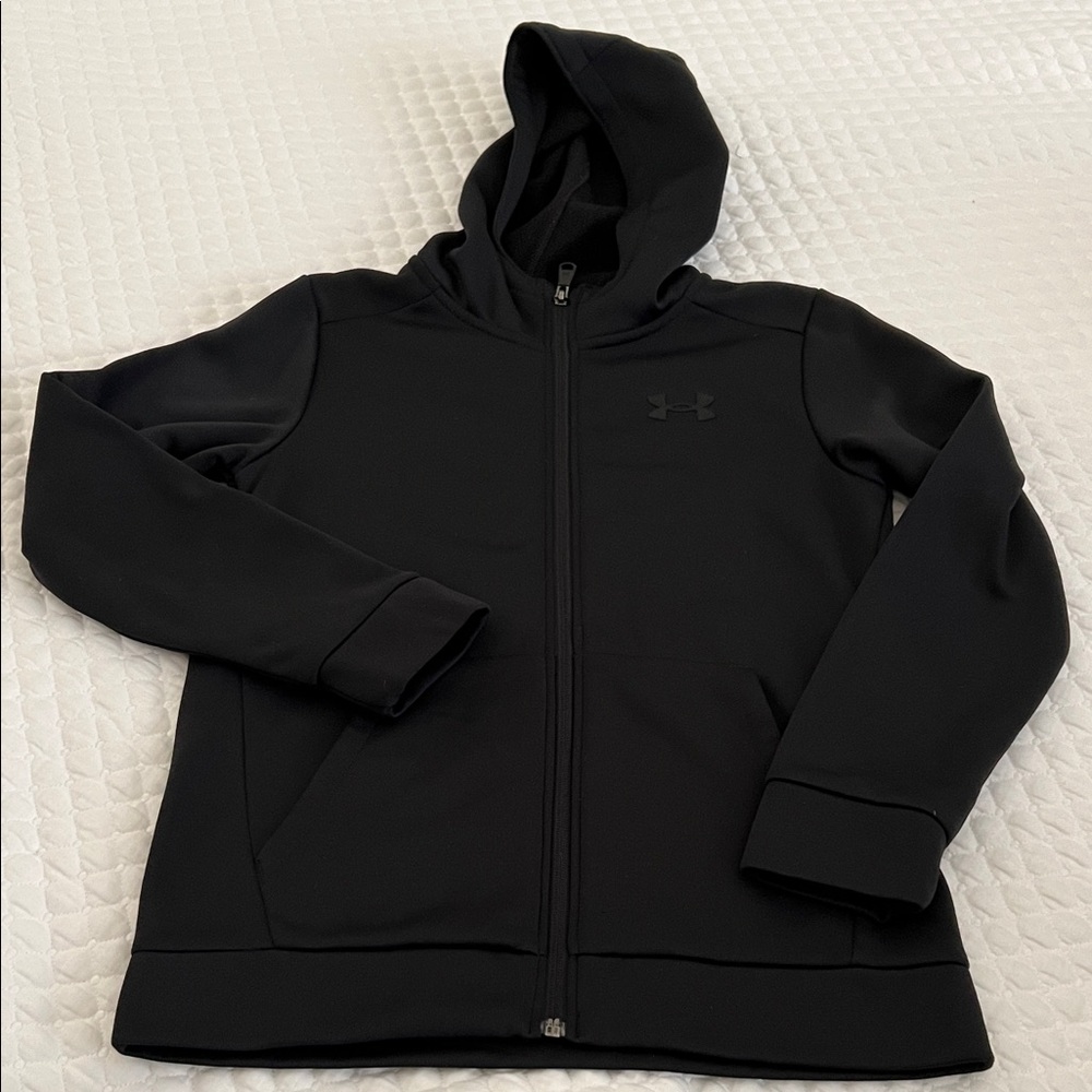 Under Armour Kids Full-Zip Black Hoodie